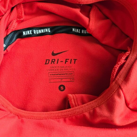 Nike Running Women's Red Dri-Fit  Long Sleeve Hoodie Size S - Picture 4 of 10